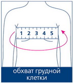 Подбор размера для бандажа фиксирующего на плечевой сустав