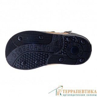 Фото: Ортопедические сандалии ORTHOBOOM 25057-10 темно-синий-коричневый