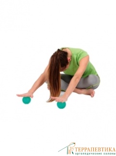 Фото: Массажные мячи GYMNIC Massageball Reflex 8 см зеленый