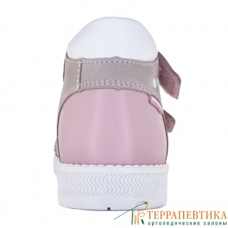 Фото: Ортопедические сандалии ORTHOBOOM 27057-01 капучино с розовым