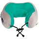 Фото: Дорожная подушка-подголовник для шеи с завязками Bradex, серо-зеленая - вид 4