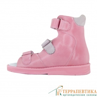 Фото: Ортопедические сандалии ORTHOBOOM 71597-2 розовый с капучино