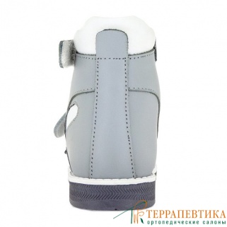 Фото: Ортопедические сандалии ORTHOBOOM 71057-07 серый с белым