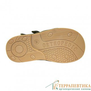 Фото: Ортопедические ботинки летние арт.71487-2 коричневый-зеленый