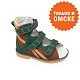 Фото: Ортопедические ботинки летние ORTHOBOOM 71487-2 коричневый-зеленый - вид 1