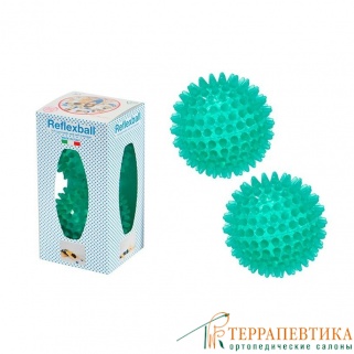 Массажные мячи GYMNIC Massageball Reflex 9 см синий по выгодной цене Фото: Массажные мячи GYMNIC Massageball Reflex 9 см синий