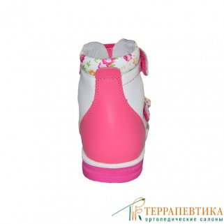 Фото: Ортопедические ботинки летние арт.71497-2 бело-розовый