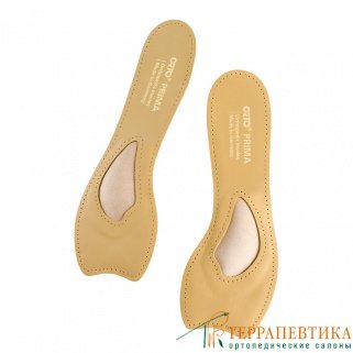 Фото: Ортопедические укороченные стельки для открытой обуви ORTO Prima
