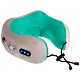 Фото: Дорожная подушка-подголовник для шеи с завязками Bradex, серо-зеленая - вид 1