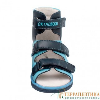 Фото: Ортопедические ботинки летние арт.71497-1 синий-голубой